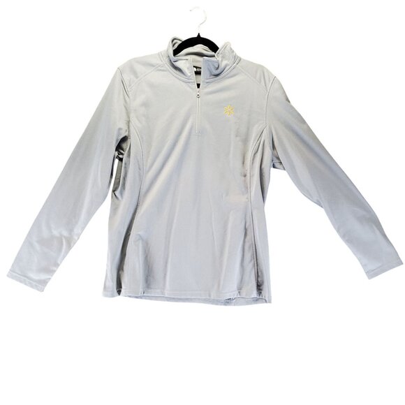 The North Face Top Womens XL Light Blue Walmart Logo 1/4 Zip Pullover - Picture 1 of 6